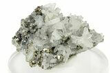 Beautiful Quartz Crystals with Pyrite - Peru #250285-1